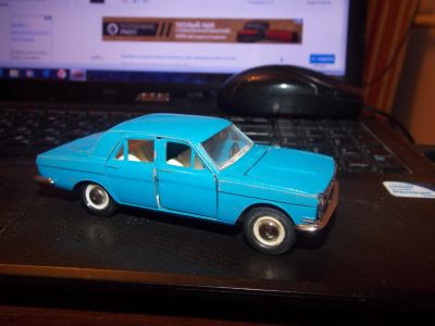 Лот: 4775350. Фото: 1. Модель автомобиля ГАЗ-24 сделано... Автомоделизм