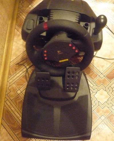 Лот: 864349. Фото: 1. Руль с педалями MOMO RACING. Рули, джойстики