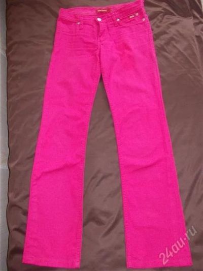 Лот: 1802284. Фото: 1. Розовые джинсы. Брюки, шорты, джинсы