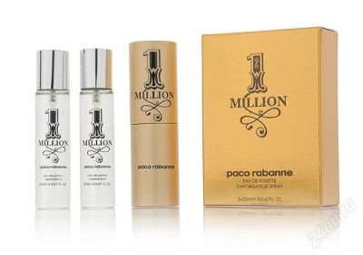 Лот: 2529046. Фото: 1. Paco Rabanne - 1 Million, 3х20... Мужская парфюмерия
