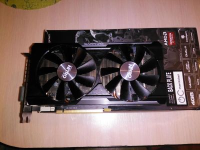 Лот: 7385426. Фото: 1. sapphire radeon r9 380 4gb gddr5... Видеокарты