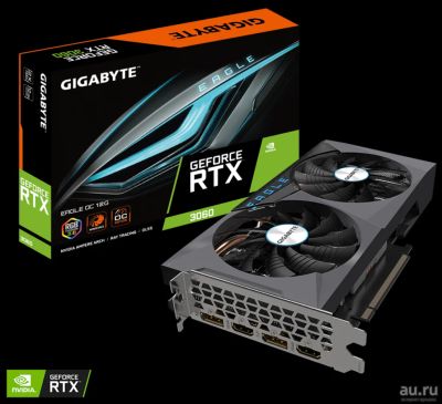 Лот: 18168128. Фото: 1. Gigabyte GeForce RTX 3060 Eagle... Видеокарты