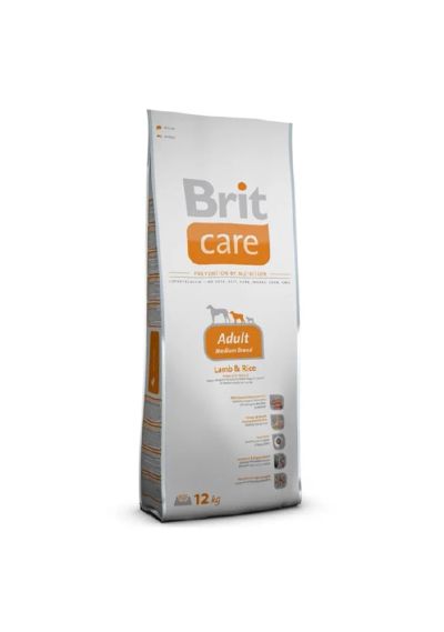 Лот: 5109632. Фото: 1. Корм Brit Care Adult Medium Breed... Корма