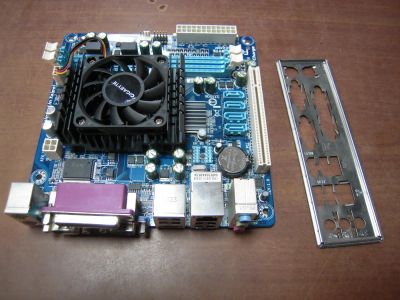 Лот: 8797293. Фото: 1. Материнская плата mITX, Gigabyte... Материнские платы