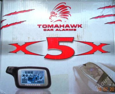 Лот: 479124. Фото: 1. автосигнализация tomahawk x5 отличная... Автомобильные сигнализации