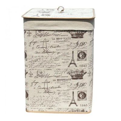 Лот: 16994029. Фото: 1. Корзина для белья из натурального... Вешалки для одежды
