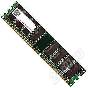 Лот: 355503. Фото: 1. 1GB DDR1 PC3200 400mhz TRANSCEND. Оперативная память