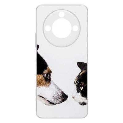 Лот: 25086773. Фото: 1. Чехол Krutoff Clear Case "Собаки... Чехлы, бамперы