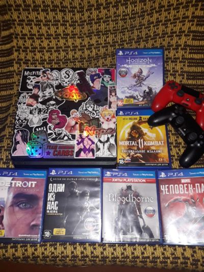 Лот: 17193113. Фото: 1. Sony Playstation 4 Slim 1000gb... Консоли