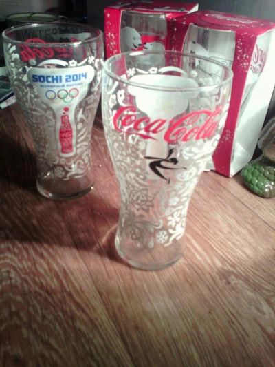 Лот: 10384201. Фото: 1. бокал стакан Coca-Cola зимняя... Кружки, стаканы, бокалы
