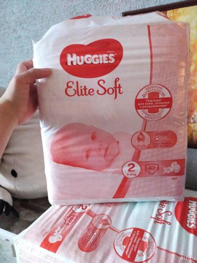 Лот: 18486020. Фото: 1. Huggies подгузники (4-6кг). Детская гигиена