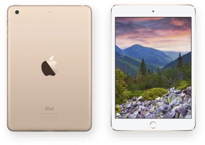 Лот: 8399499. Фото: 1. APPLE iPad Mini 3 Wi-Fi 16Gb Gold... Планшеты