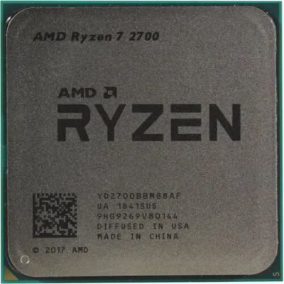 Лот: 9761898. Фото: 1. Процессор AMD Ryzen 7 2700 AM4... Процессоры