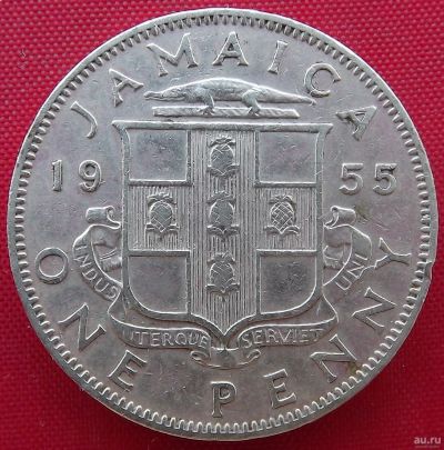 Лот: 1589079. Фото: 1. (№741/LF) 1 пенс 1955 (Ямайка). Америка