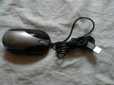 Лот: 1994732. Фото: 1. Мышка мини USB полу исправная. Клавиатуры и мыши