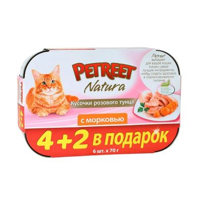 Лот: 10399224. Фото: 1. Корм Petreet Для Кошек Кусочки... Корма