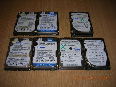 Лот: 12854054. Фото: 1. 7 неисправных ноутбучных HDD... Жёсткие диски