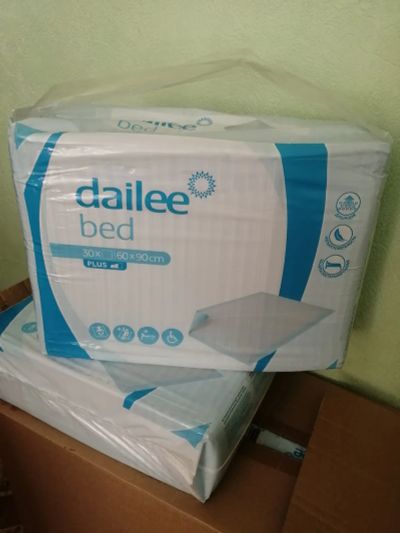 Лот: 20555706. Фото: 1. Пеленки одноразовые dailee 60х90. Реабилитация, уход за больными