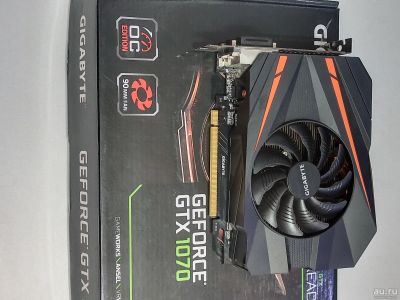 Лот: 17778272. Фото: 1. Видеокарта Gigabyte GTX1070 8Gb... Видеокарты