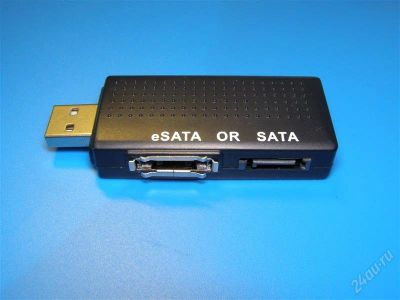 Лот: 1245601. Фото: 1. Переходник USB => SATA. Шлейфы, кабели, переходники
