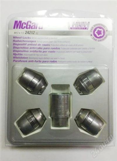 Лот: 2270340. Фото: 1. Продам секретки-гайки McGard 24212SL... Механические блокираторы и противоугонные устройства