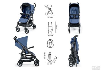 Лот: 13755073. Фото: 1. Коляска-трость Peg Perego Si Completo... Коляски