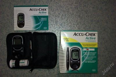 Лот: 1409199. Фото: 1. ACCU - CHEK Active. Прибор для... Антисептики, защитные средства, медицинские маски