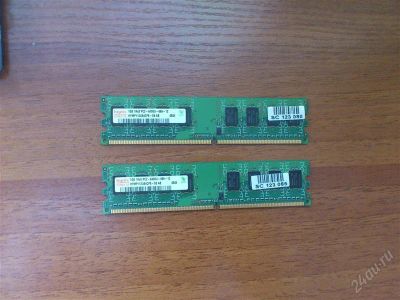 Лот: 1667007. Фото: 1. DDR2 Hynix PC-6400 800 Мгц 2 по... Оперативная память
