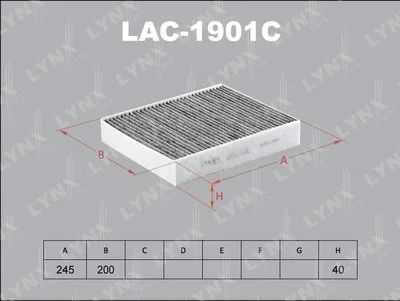 Лот: 13357133. Фото: 1. Lynx LAC-1901C Салонный фильтр. Расходные материалы