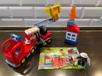Лот: 18609579. Фото: 1. Конструктор LEGO DUPLO Пожарный... Конструкторы