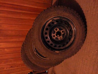 Лот: 6169999. Фото: 1. зимняя резина Hankook 165\70R13... Шины