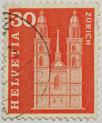 Лот: 25278381. Фото: 1. Марка_Швейцария, 30 Ct- сентим... Марки
