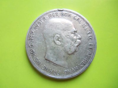 Лот: 3540873. Фото: 1. 5 крон 1909 г. Австрия,серебро... Германия и Австрия