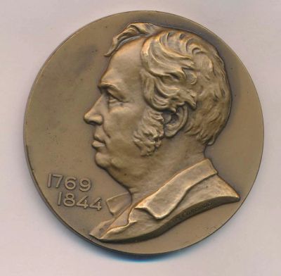 Лот: 16840637. Фото: 1. СССР Медаль 1969 200 лет И.А.Крылов... Юбилейные