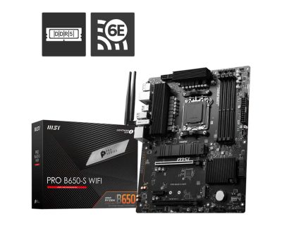 Лот: 24617527. Фото: 1. Материнская плата MSI PRO B650-S... Материнские платы