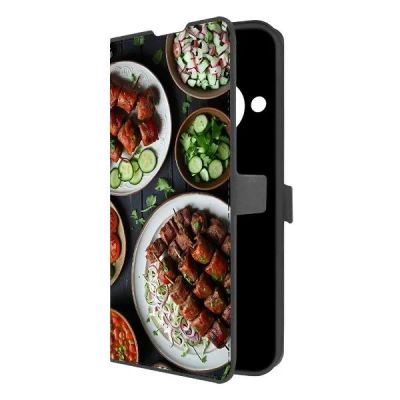 Лот: 25542651. Фото: 1. Чехол Krutoff Eco Book "Застолье... Чехлы, бамперы