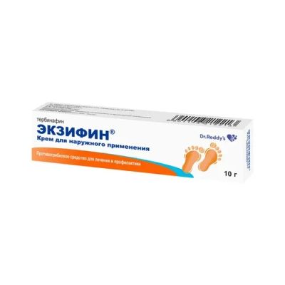 Лот: 23989903. Фото: 1. Экзифин крем 1% 10г. Лекарства