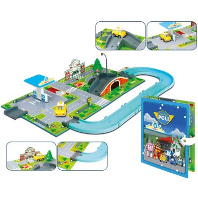 Лот: 6286637. Фото: 1. Игровой набор Robocar Poli Город... Конструкторы