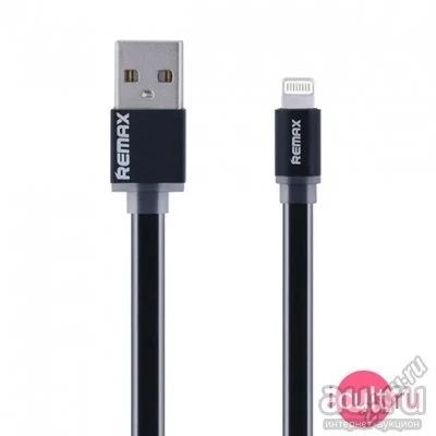 Лот: 12964282. Фото: 1. USB дата кабель Плоский Remax... Дата-кабели, переходники
