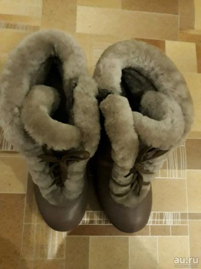 Лот: 10683193. Фото: 1. Ботинки зимние натуральный мех... Ботинки, полуботинки