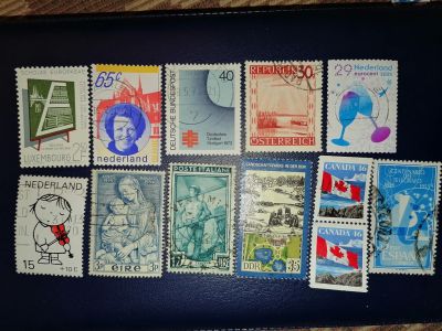 Лот: 25064764. Фото: 1. Марки иностранные. Набор разных... Марки