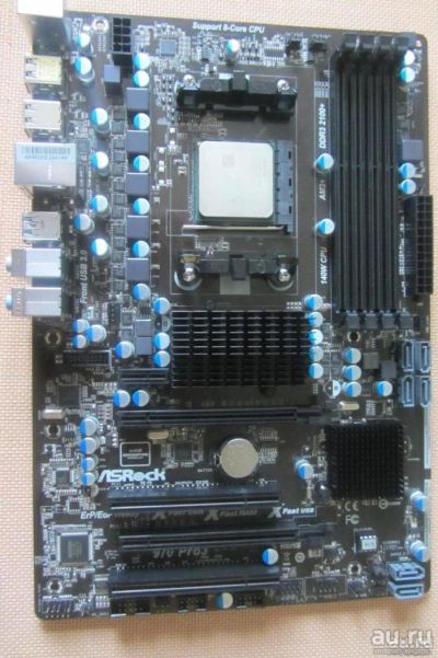 Лот: 7604786. Фото: 1. Материнская плата ASRock 970 Pro3... Процессоры