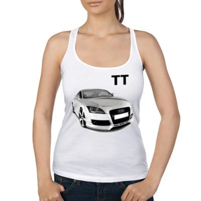 Лот: 5387229. Фото: 1. Женская майка борцовка "AUDI TT... Футболки, топы и майки