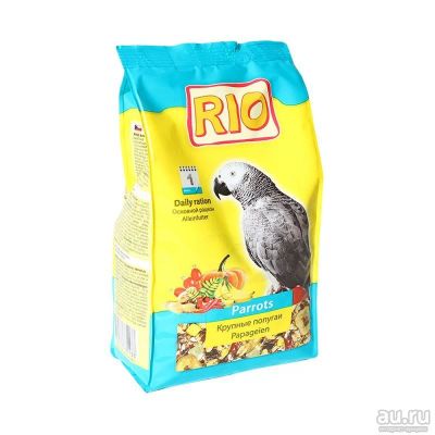 Лот: 10400356. Фото: 1. Корм rio для крупных попугаев... Корма