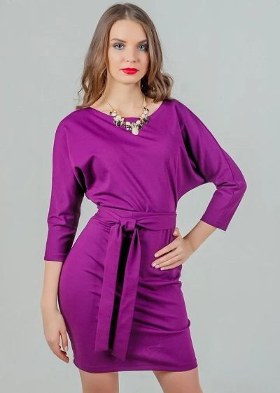 Лот: 9514731. Фото: 1. Сиреневое платье. Платья