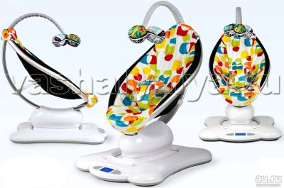 Лот: 8955031. Фото: 1. Кресло - качалка 4moms MamaRoo. Ходунки, прыгунки, качели