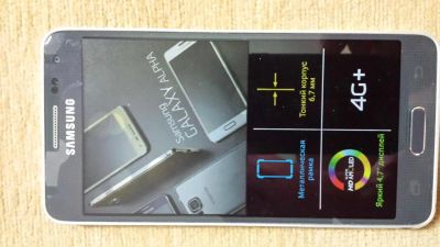 Лот: 4920399. Фото: 1. Samsung Galaxy Alpha (SM-G850F... Смартфоны