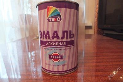Лот: 2618034. Фото: 1. Эмаль алкидная "Текс профи" для... Краски, лаки, растворитель