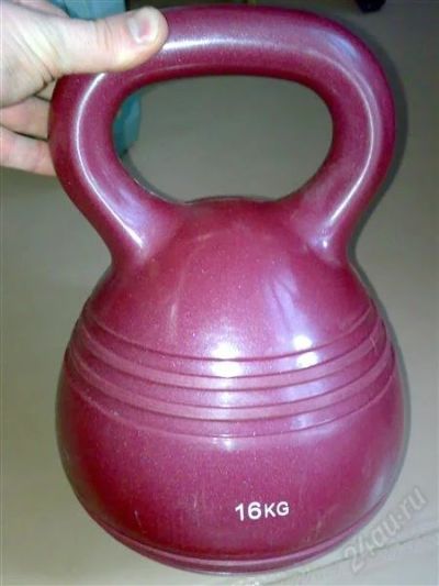 Лот: 801774. Фото: 1. Гиря 16 кг Kettlebell - Новая... Гири