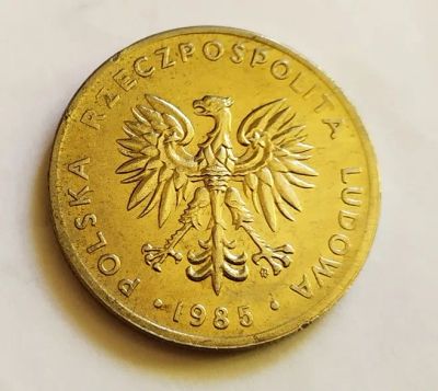 Лот: 25849219. Фото: 1. Польша 20 злотых 1985. Европа